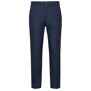 Emanuel Pris Abito Cerimonia Elegante In Misto Lino Blu Da Bambino ESM0007LINR