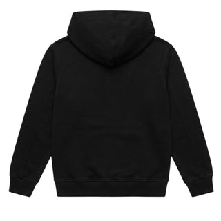 Diesel Felpa Nera Con Zip E Cappuccio J02986-0JEAD-K900 Per Bambini