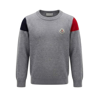 Moncler Maglia Grigia In Lana D29549000805 Per Bambino