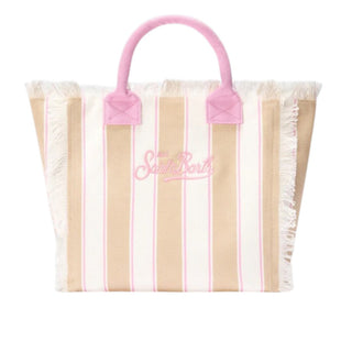 Mc2 Saint Barth Borsa Vanity In Canvas A Righe VANI001/02596L