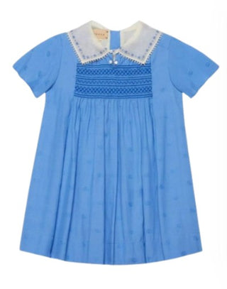 Gucci-Kleid mit besticktem Kragen 717136-ZALJH