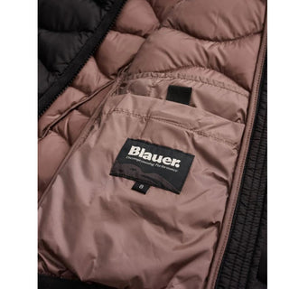 Blauer Giubbino Trapuntato Nero Con Pelliccia 26WBLGC03288-999BW Arion Jr Per Bambina