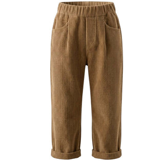 BLOOM Pantaloni Color Cammello In Velluto A Coste 138503/1 Per Bambina