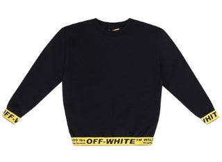 Off-White-Sweatshirt mit Rundhalsausschnitt OBBA001S22FLE004