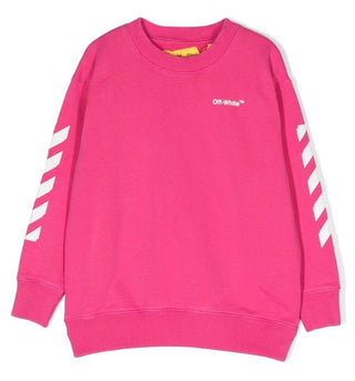 Off-White-Sweatshirt mit Rundhalsausschnitt OGBA001S22FLE002