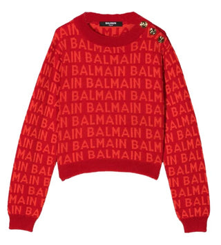Balmain Maglia cropped 6R9A30