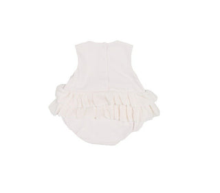 Emporio Armani Strampler mit Rüschen 3ked713j42z mit Magnetclip