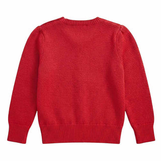 Polo Ralph Lauren Maglia Rossa Con Orsetto Per Bambina 311877393001