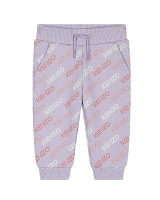 Kenzo Completo sportivo lilla da neonata K60467