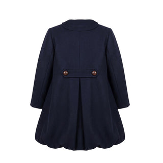 J.o Milano Cappotto Blu In Misto Lana 2667X1 Per Neonata