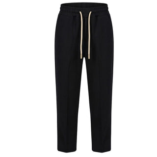 Emanuel Pris Pantaloni Neri Con Coulisse EPT6305-1BN Per Bambino