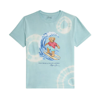 Polo Ralph Lauren T-shirt In Jersey Con Polo Bear Per Bambino 322B13595001