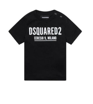 Dsquared2 T-shirt girocollo con logo frontale DQ0842-D00MV