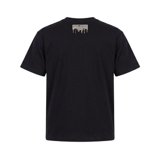 SPRAYGROUND T-shirt Nera A Maniche Corte SPY1575BLK Per Bambini