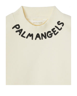 Palm Angels Felpa girocollo con logo "Palm Angels" PGBA013S25FLE0020410