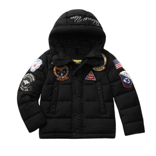 Blauer Bomberjacke 23WBLKC02546 mit Patches