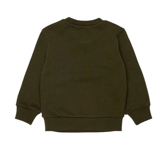 Dsquared2 Felpa Girocollo Verde DQ3510-D0AJ2-DQ558 Per Neonato