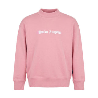 Palm Angels Felpa Rosa In Cotone Per Bambina PGBA013F25FLE001303B