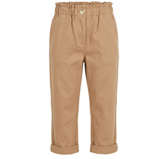 Maperò Pantaloni In Gabardine Color Cammello M34264/440J Per Bambina