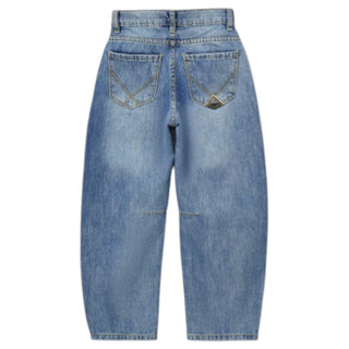 Roy Roger's Jeans Balloon In Denim Blu Da Bambina RG179
