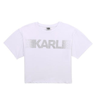 Karl Lagerfeld T-Shirt mit Rundhalsausschnitt Z15291