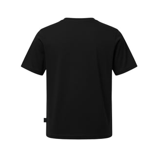Daniele Alessandrini T-shirt Nera In Cotone Con Logo Per Bambino 1236M00532N