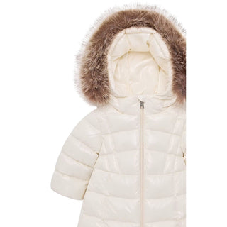 Moncler Piumino Emma Lungo Con Cappuccio E Pelliccia L29511C00004-034 Per Neonata