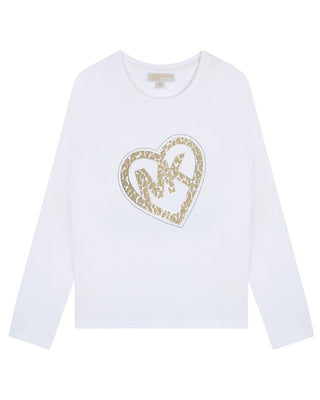 Michael Kors T-shirt a maniche lunghe con stampa R30144