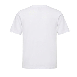 Casa Blanca T-shirt Bianca Con Stampa Tennis Club M-PF26-JTS-001-03 Per Uomo
