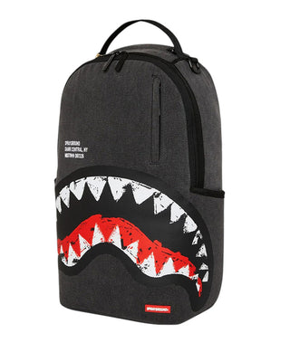 SPRAYGROUND Zaino SHARK CENTRAL PAINTED DLXS 910B7165NSZ In Denim