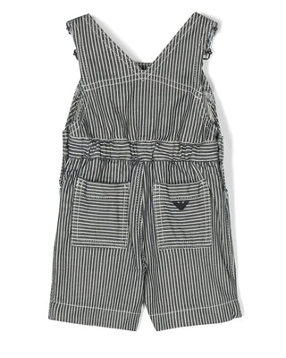 Armani Salopette In Misto Cotone 3DHDJ2-3N5UZ Neonati