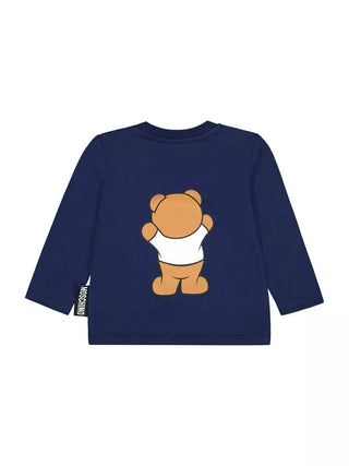 Moschino T-Shirt mit Rundhalsausschnitt und MPO00D-Aufdruck