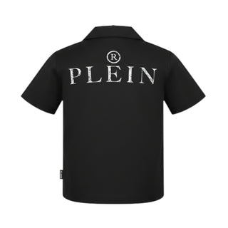 Philipp Plein Camicia In Popeline S6PHJBSI253 Con Teschio