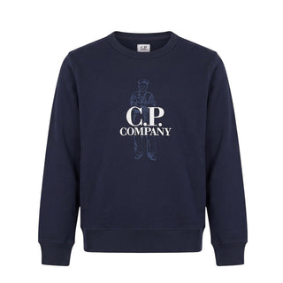 CP Company Sweatshirt mit Logo 09CKSS063C