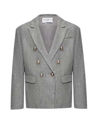 Ermanno Scervino Giacca doppiopetto grigia da bambina SFGC007