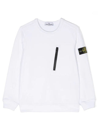 Stone Island Felpa girocollo con logo 801660542