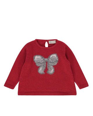 Jo Milano Pullover mit kontrastierender Schleife 463E1