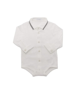 Il Gufo Body-Shirt mit Logo A20MB010M0094