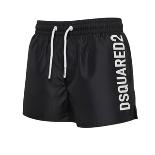 Dsquared2 Boxer Mare Nero Con Logo DQ3293-D0AHA-DQ900