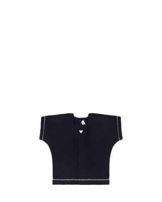 Emporio Armani Tutina due pezzi cuciture a contrasto 3dnv50