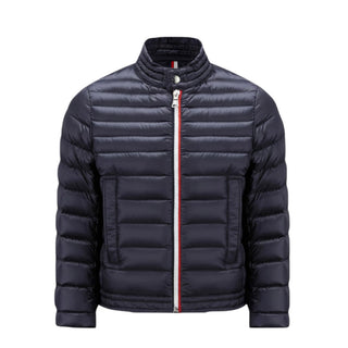 Moncler Giubbino Urzey 100 Grammi Blu Con Logo I19541A00049