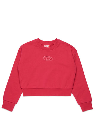 Diesel Felpa cropped con logo Oval D J01826-KYAX3