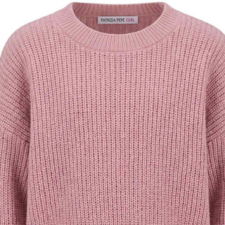 Patrizia Pepe Maglia Rosa In Misto Lana 7K0081/KK027-R906 Per Bambina