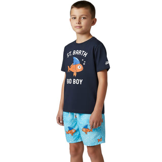 Mc2 Saint Barth T-shirt Denver Jr Con Stampa DNV0001/01956L Per Bambino