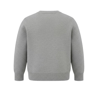 Dottor Kids Maglia girocollo in misto lana da neonato DK22