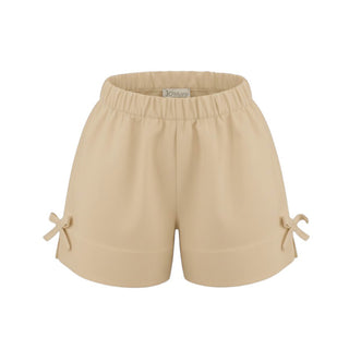 J.o Milano Shorts In Popeline Con Fiocchi Per Bambina 674C1J