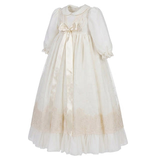 Ponto Por Ponto Veste Battesimale con pizzo valancienne 1/6572