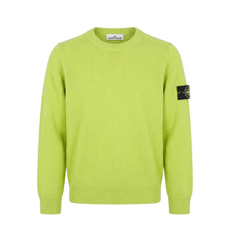 Stone Island Maglia Girocollo In Misto Lana 7716502A1 Per Bambino