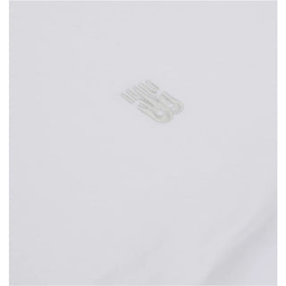 New Balance T-shirt Bianca Con Logo LAKB0001-BWE078 Per Bambino