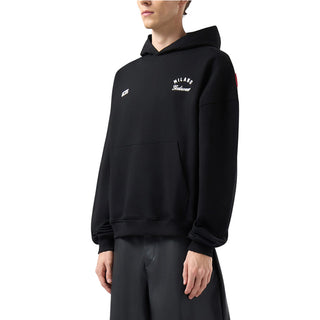 GCDS Felpa Nera Con Cappuccio E Logo Z0MLQE213F245/999R Unisex